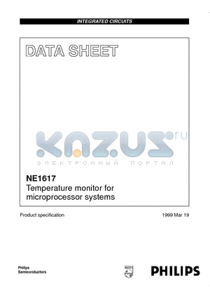 NE1617DS datasheet - Temperature monitor for microprocessor systems