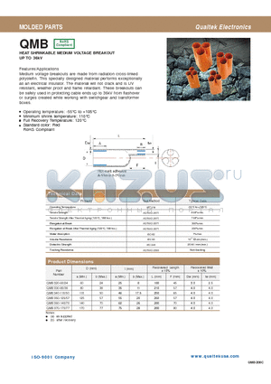 QMB360-140/70 datasheet - MOLDED PARTS