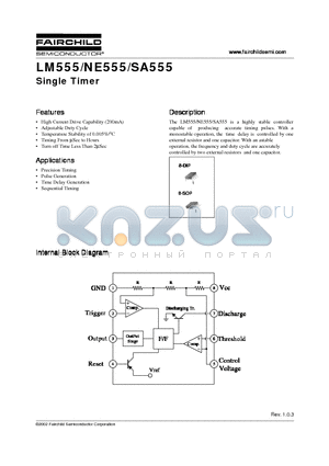 NE555N datasheet - Single Timer