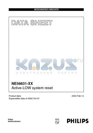 NE56631-43 datasheet - Active-LOW system reset