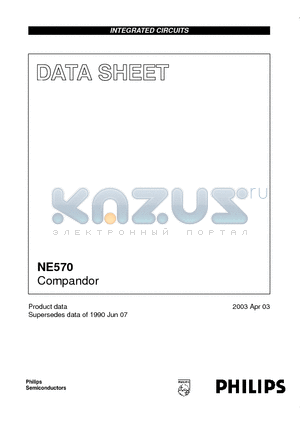 NE570 datasheet - Telephone trunk comandor