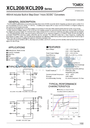 LMK212B7475KG datasheet - 400mA Inductor Built-in Step-Down micro DC/DC Converters