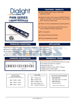 LML6-C1-NW-FR datasheet - LINEAR MODULES