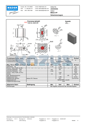 MS06-5-PP_DE datasheet - (deutsch) MS Magnet