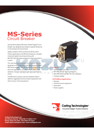 MS1-B-14 datasheet - Circuit Breaker