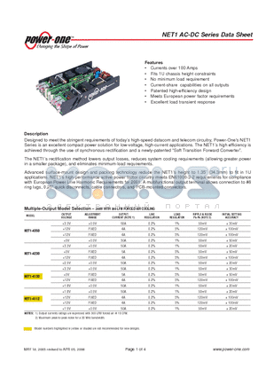 NET1-4112 datasheet - AC-DC Series