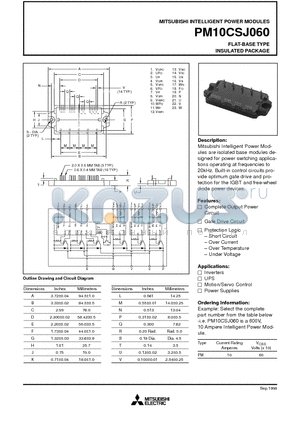 PM20CSJ060 datasheet - USING INTELLIGENT POWER MODULES