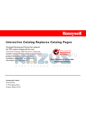 MS16106-1 datasheet - Interactive Catalog Replaces Catalog Pages