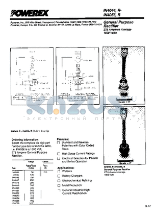 R-IN4048 datasheet - General Purpose Rectifier