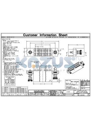 M80-4590498 datasheet - DATAMATE TRIO-TEK FEMALE CRIMP HOUSING WITH 101LOK JACKSCREW