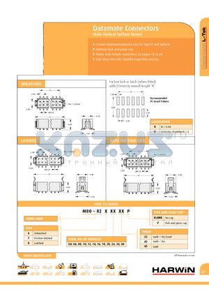 M80-8260422 datasheet - Datamate Connectors