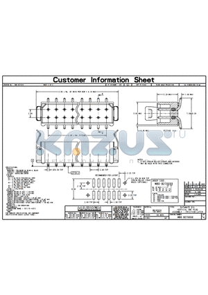 M80-8270446 datasheet - DATAMATE DIL VERTICAL SMT PLUG ASSEMBLY - FRICTION LATCH