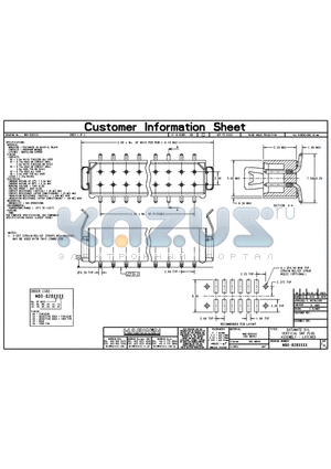 M80-8280422 datasheet - DATAMATE DIL VERTICAL SMT PLUG ASSEMBLY - LATCHED