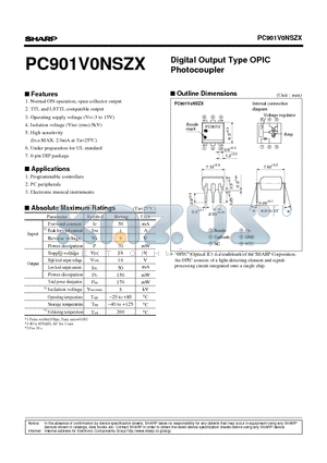PC901V0NSZX datasheet - Digital Output Type OPIC Photocoupler