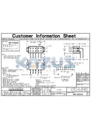 M80-8391242 datasheet - DATAMATE DIL HORIZONTAL PC TAIL PLUG ASSEMBLY FRICTION LATCHED (RoHS)