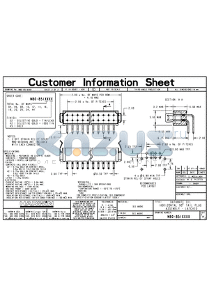 M80-8510622 datasheet - DATAMATE DIL HORIZONTAL 90 TAIL PLUG ASSEMBLY LATCHED