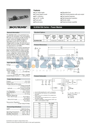 SLN10A-5SA datasheet - Power Module