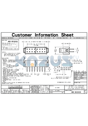 M80-8630645 datasheet - DATAMATE DIL VERTICAL PC TAIL PLUG ASSEMBLY FRICTION LATCHED (RoHS)