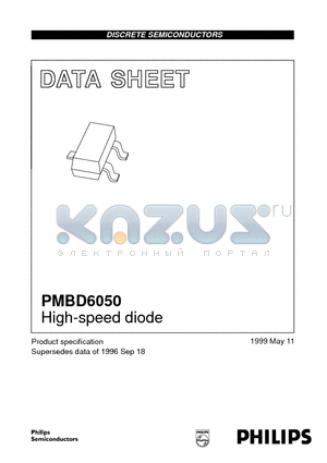 PMBD6050 datasheet - High-speed diode