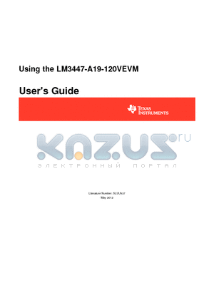 SLUU937 datasheet - a Phase-Dimmable, Primary-Side Regulated LED Driver