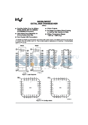 M8287 datasheet - OCTAL BUS TRANSCEIVER