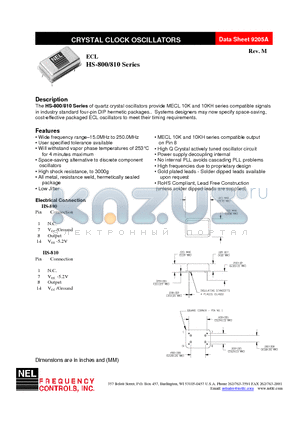 SM-801 datasheet - ECL