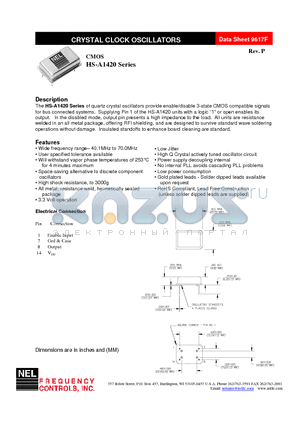 SM-A1420-FREQ datasheet - CMOS