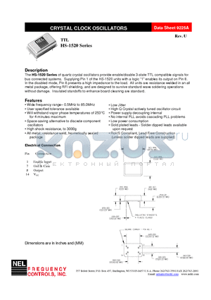 SM-A1527-FREQ datasheet - TTL