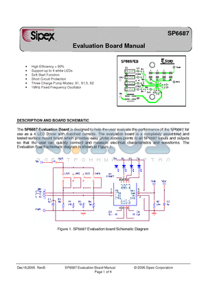 SP6687ER-L datasheet - Evaluation Board Manual