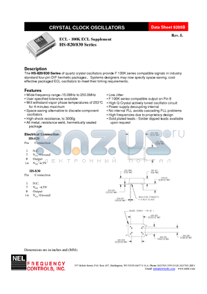 SM-A82B-FREQ datasheet - ECL-100K ECL Supplement