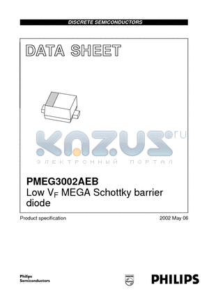 PMEG3002AEB datasheet - Low VF MEGA Schottky barrier diode