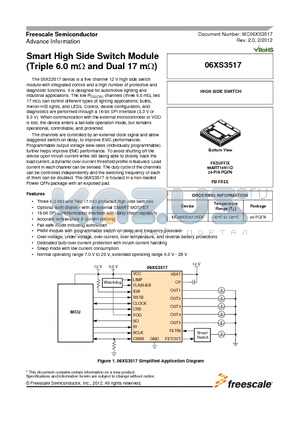MC06XS3517AFK datasheet - Smart High Side Switch Module