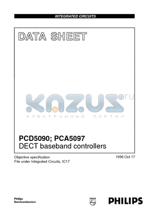 PCD5090 datasheet - DECT baseband controllers