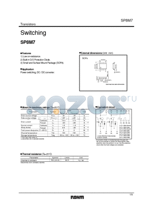 SP8M7 datasheet - Switching