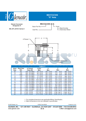 M83723-35N-10A datasheet - Connector