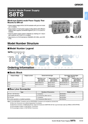 S8TS03012F-E1 datasheet - Switch Mode Power Supply