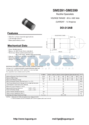 SM5391 datasheet - Rectifier Specialists