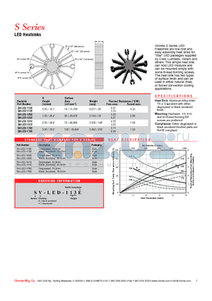 SA-LED-176E datasheet - S Series