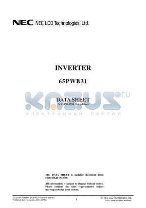 NL6448BC20-14 datasheet - DOD-PD-0734 (2nd edition)