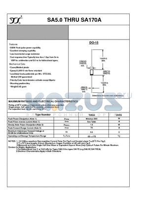 SA100A datasheet - SILICON BIDIRECTIONAL DIACS