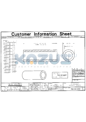 R30-6011402 datasheet - M3 CIRCULAR CLEARANCE SPACER