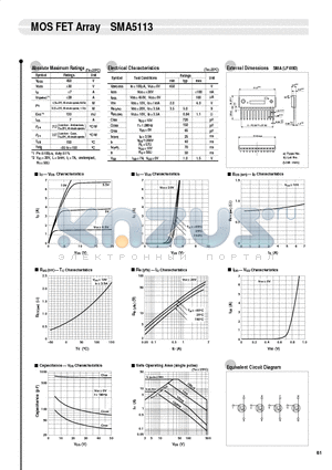 SMA5113 datasheet - MOS FET Array