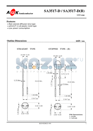 SA3517-D datasheet - LED Lamp