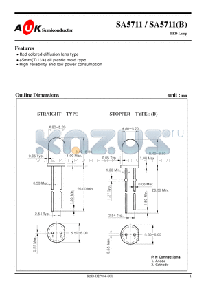 SA5711 datasheet - LED Lamp