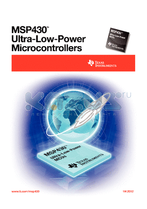 MSP430BQ1010 datasheet - ULTRA-LOW-POWER MICROCONTROLLERS