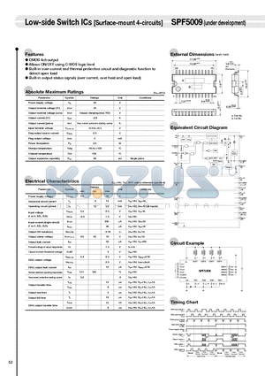 SPF5009 datasheet - Low-side Switch ICs