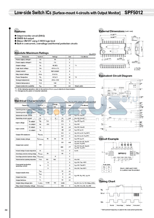 SPF5012 datasheet - Low-side Switch ICs