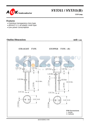 SY5311B datasheet - LED Lamp