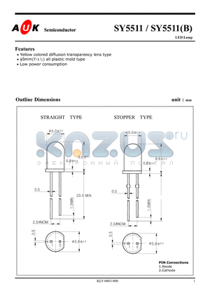 SY5511 datasheet - LED Lamp