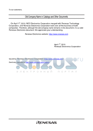 R5F21282SNSP datasheet - SINGLE-CHIP 16-BIT CMOS MCU